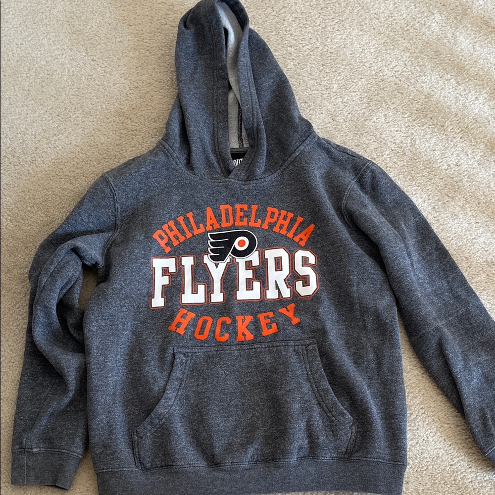 Kids Philadelphia Flyers Charcoal Hoodie